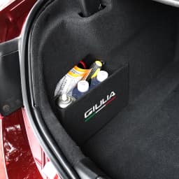 For Alfa Romeo Giulia 952 2016-2027 Trunk Storage Partition Protect Panel, Nylon Interior Sticker, Car Trim Accessories