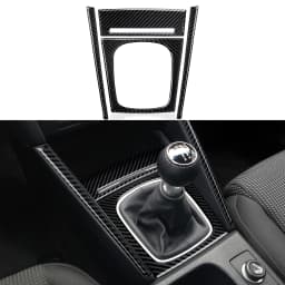 For Audi A3 S3 RS3 (2003-2012) Center Console Gear Shift Panel Cover Carbon Fiber Interior Sticker Car Trim Accessories