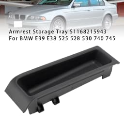 Artudatech Armrest Storage Tray 51168215943 For BMW E39 E38 525 528 530 740 745
