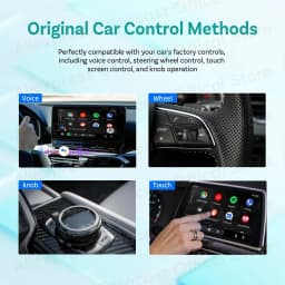 OTTOCAST Play2Video Pro Wireless CarPlay Android Auto Adapter Car Accessories for Youtuber for Toyota RAV4 CRV Ford F150 Tiguan