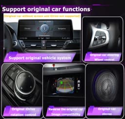 Android 16 RHD For BMW 3/4 series F30 F31 F32 F33 F34 F36 2013-2019 Android Auto Carplay Car Multimedia Car Radio WIFI DSP GPS