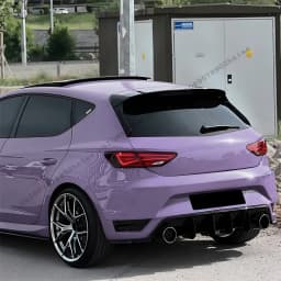 Rear Window Side Spoiler Wing For SEAT LEON MK3 5F FR (Five-door) 2013-2019 Car Roof Trunk Trim Lip Spoiler Wing Car Styling