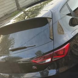 Rear Window Side Spoiler Wing For SEAT LEON MK3 5F FR (Five-door) 2013-2019 Car Roof Trunk Trim Lip Spoiler Wing Car Styling