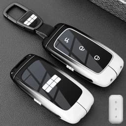 Car Zinc Alloy TPU Leather Key Case Holder Cover For Geely Galaxy EX5 E5 L6 L7 EMI NO.1 Proton e.MAS 7 5 E8 Starry 8 Accessories