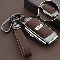 Car Zinc Alloy TPU Leather Key Case Holder Cover For Geely Galaxy EX5 E5 L6 L7 EMI NO.1 Proton e.MAS 7 5 E8 Starry 8 Accessories