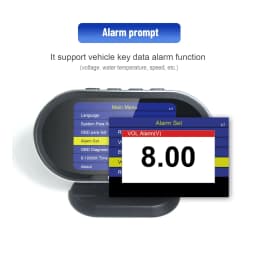 New 2in1 KONNWEI KW206 Car Diagnostic HUD OBD2 Automotive Car Code Reader Adapter Scanner Auto Tools On-Board Computer Display