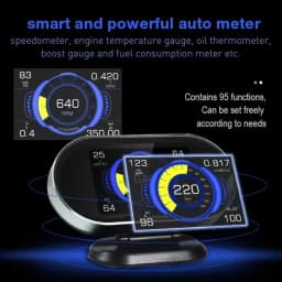 New 2in1 KONNWEI KW206 Car Diagnostic HUD OBD2 Automotive Car Code Reader Adapter Scanner Auto Tools On-Board Computer Display