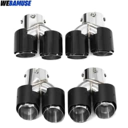 For BMW M240i M340i M440i G20 G21 G22 G42 Exhaust Pipe Upgrade Quad Muffler Tailpipe Tip Nozzle Exhaust Head