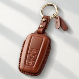 Genuine leather Protector For Toyota Key Cover Camry CHR Corolla RAV4 Avalon Land Cruiser Prado Prius Key Case Cover Fob