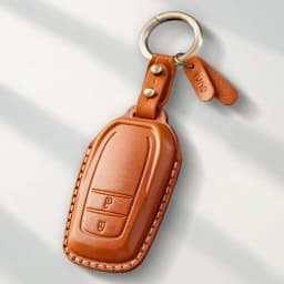 Genuine leather Protector For Toyota Key Cover Camry CHR Corolla RAV4 Avalon Land Cruiser Prado Prius Key Case Cover Fob