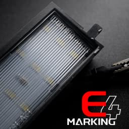 2x Replace OEM# B000977880 LED Rear Number License Plate Lights For Citroen C1 MK2 Peugeot 108 2014-2022 Canbus Parking Tag Lamp
