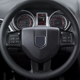 Car Steering Wheel Panel ABS Trim For Dodge Charger Challenger Avenger Dart Durango Journey For Fiat Freemont For Grand Caravan