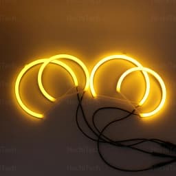 For BMW X5 E53 Pre Facelift 2000 2001 2002 2003 LED SMD Cotton Light Switchback Angel Eye Ring DRL Kit