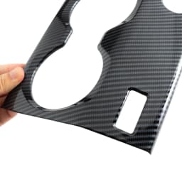 For 2023-2026 BMW X1 iX1 U11 X2 iX2 U10 Carbon Fiber Center Console Cup Holder Cover Trims Stylish