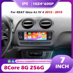 Car Radio For SEAT Ibiza 6J IV 4 2012-2015 Wireless CarPlay Android 16 Auto Multimedia Stereo Video Player Navigation GPS Tools