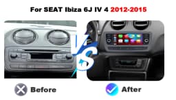 Car Radio For SEAT Ibiza 6J IV 4 2012-2015 Wireless CarPlay Android 16 Auto Multimedia Stereo Video Player Navigation GPS Tools