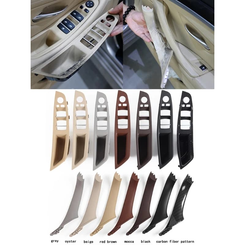 F10 F11 Interior Front Door Armrest Panel Trim Pull Handle Set Replacement For BMW 5 Series F10 F11 520i 523i 525i 528i 535i