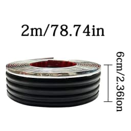Carside Skirt Bumper Thickened Universal Decorative Strip Body Modification Anti-Scratch Shield Skirt Protective Strip Accessori