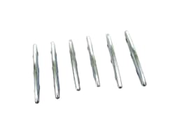 6pcs Chrome Hood Vent Trim Fin Covers For Mercedes Benz R171 SLK Class