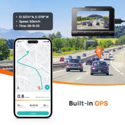 70mai 4K Dash Cam A810 Ultra HD Wide Angle View Built-in GPS ADAS 24h Parking Surveillance Support 4G LTE Remote Control