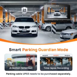 70mai 4K Dash Cam A810 Ultra HD Wide Angle View Built-in GPS ADAS 24h Parking Surveillance Support 4G LTE Remote Control