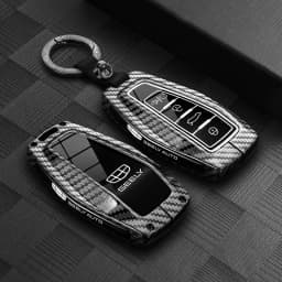 Highend Zinc Alloy Car Key Fob Case For Geely Emgrand/Coolray/Atlas/Monjaro/Starray, Stylish Key Protector Accessories Man