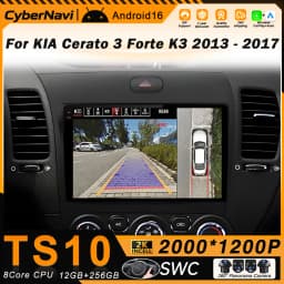 Carplay Android 16 For KIA Cerato 3 Forte K3 2013 2014 2015-2017 LHD RHD Car Radio Player Android Auto Multimedia GPS Navigation