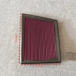 Car High Flow Air Filter for BMW 1/2 Series (F40 F45 F46) X1 (F48) MINI (F55 F56) Cooper COUNTRYMAN (F54) 13717619267 Washable