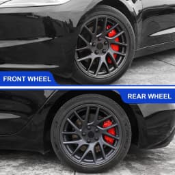 For Tesla Model Y YL Juniper Brake Caliper Cover 2025 2026 4pcs With Decals 19 20in Wheels (Not Fit RWD Made in Berlin)