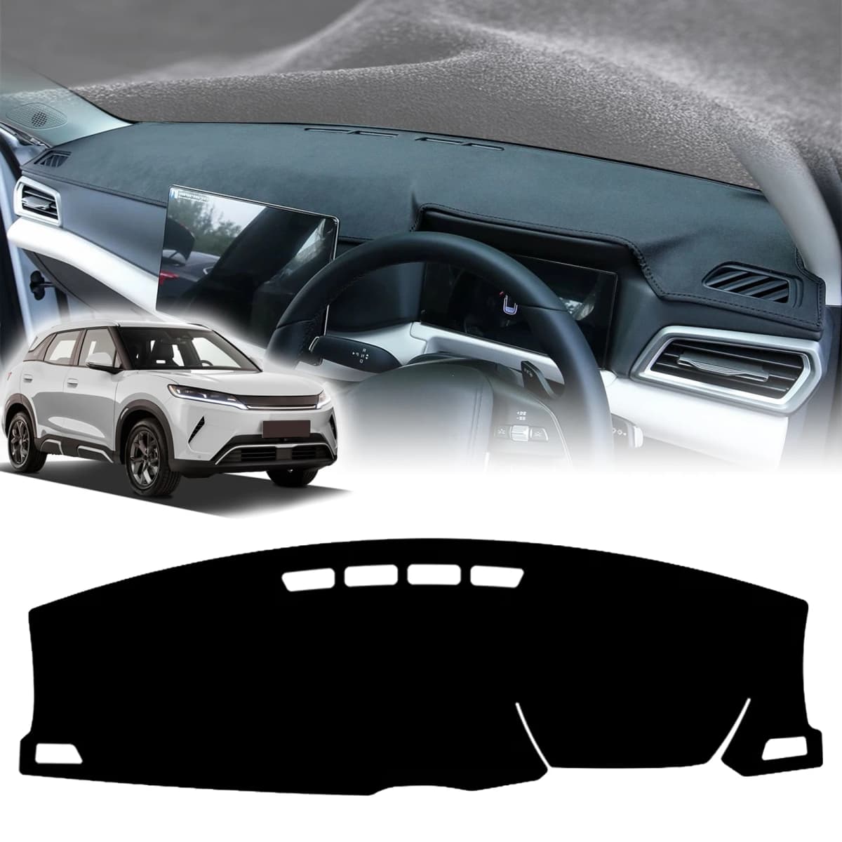 for BYD ATTO 2 ATTO2 2024-2026 Yuan Up Pro Dashmat Dashboard Cover Pad Protective Carpet DashMat Sunshade Leather Accessories