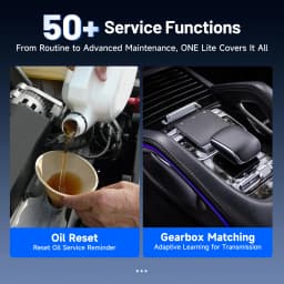 TOPDON ONE LITE 10' inch Car Diagnostic Tools Auto OBD OBD2 Scanner CAN FD/DOIP ECU Coding Bi-Directional 50+ Hot Functions