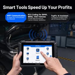 TOPDON ONE LITE 10' inch Car Diagnostic Tools Auto OBD OBD2 Scanner CAN FD/DOIP ECU Coding Bi-Directional 50+ Hot Functions