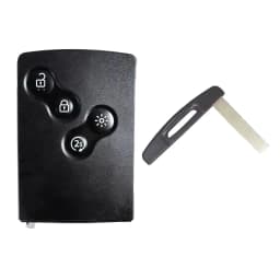 Carkeypro 433 MHz FSK 4A Chip 4 Buttons Remote Card Smart Car Key Keyless Entry Autostart For Renault Captur Clio IV 2016-2020