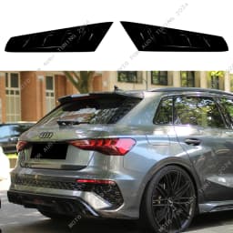 RS3 Style Rear Side Spoiler Wings For Audi A3 8Y S3 RS3 Sportback TFSI TDI S-line 2020-2026 Rear Window Canard Splitter Bodykits