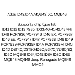 Xhorse VVDI XT57B Super Chip Update of XT27A Adds ID49/ID4A/MQB49 5C/MQB48 Chip Types 10pcs/lot