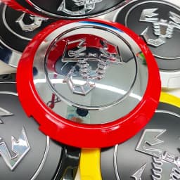 4pcs Scorpion Logo Emblem Car Wheel Center Caps 133mm Wheels Hub Cap Rim Hubcaps Cover Badge For Fiat Abarth 500 500C 500L 500X