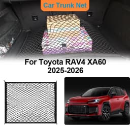 Car Rear Trunk Net For Toyota RAV4 Wildlander XA60 2025-2026 Storage Bag Interior Luggage Elasticity Organiser Auto Accessorie