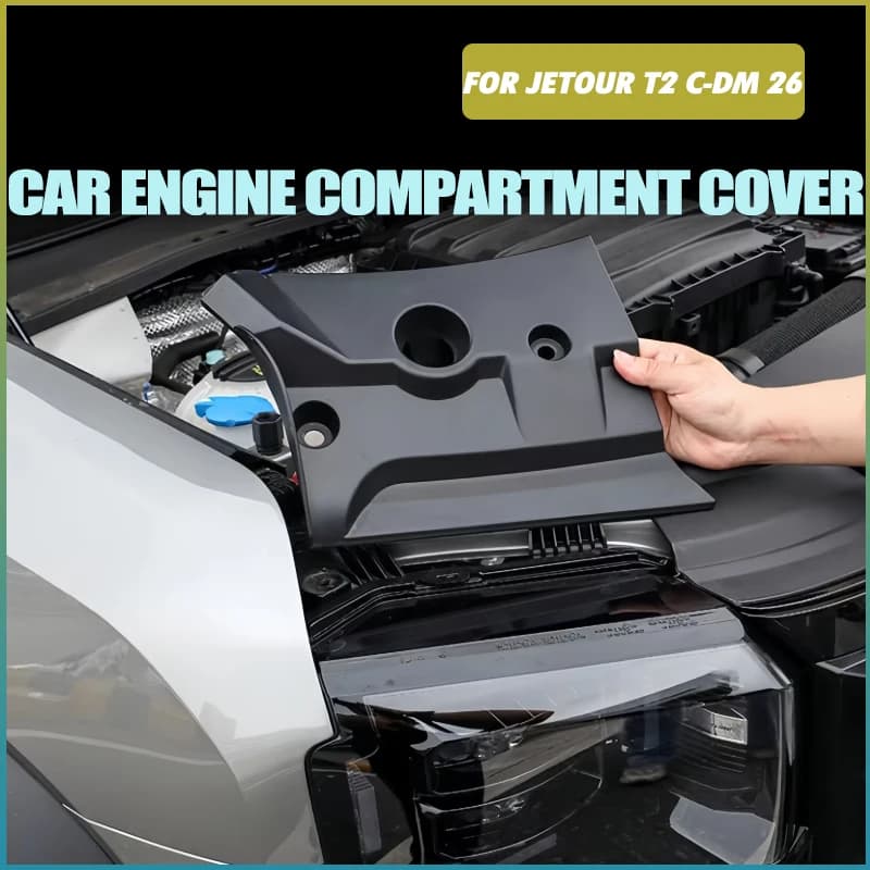 Car Front Engine Compartment Headlight Protection Cover Fit for JETOUR Traveler T2 C-DM 2026 Modified Engine Compartment Cover