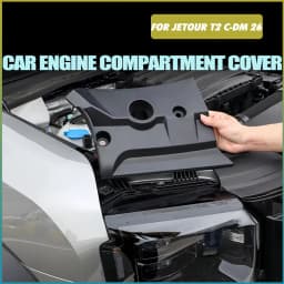 Car Front Engine Compartment Headlight Protection Cover Fit for JETOUR Traveler T2 C-DM 2026 Modified Engine Compartment Cover