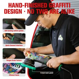 BATOCA P1 Professional DA Car Polisher 1000W 15mm Orbit 100% Unique Hand-Painted Graffiti Buffer Detachable 5M Cable Detailer