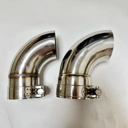 Auto parts Exhaust pipe suppressor Stainless steel exhaust outlet elbow connection