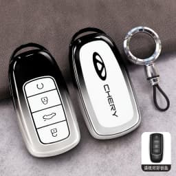 Car Accessories TPU Key Case Holder Cover Chain For Chery Ebro JAECOO Omoda 5 Tiggo 7 8 9 Plus Pro Arrizo 6 8 Interior Key Shell