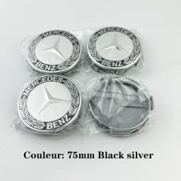 Emblem Logo Car Wheel Center Cap 4Pcs75mm Hub Cover Badge For Mercedes Benz AMG W211 W203 W204 W210 W124 AMG W202 Accessorie