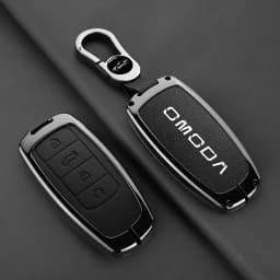 For Chery Omoda C5 E5 C9 Omoda 5 9 EV PHEV 2024 2025 Leather Car Key Case Cover Protector Key Cover Keychain Car Accessories