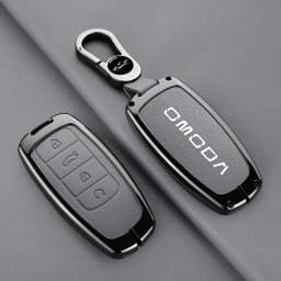 For Chery Omoda C5 E5 C9 Omoda 5 9 EV PHEV 2024 2025 Leather Car Key Case Cover Protector Key Cover Keychain Car Accessories