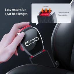 Car Seat Belt Buckle Plug Auto Safety Strap Extension Accessories interior For Fiat 500 500C 500X 500L 500sport Abarth 695