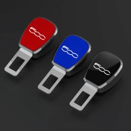Car Seat Belt Buckle Plug Auto Safety Strap Extension Accessories interior For Fiat 500 500C 500X 500L 500sport Abarth 695