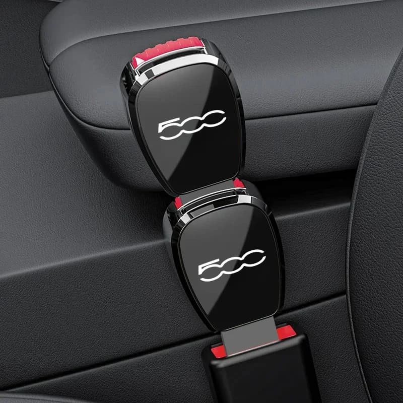 Car Seat Belt Buckle Plug Auto Safety Strap Extension Accessories interior For Fiat 500 500C 500X 500L 500sport Abarth 695