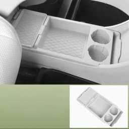 For Geely EX2 Proton eMAS 5 Silicone Center Console Lower Storage Box Non-Slip Car Organizer Tray
