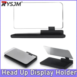 Windshield Screen Projector Smart Phone Holder Display Head Up Display Reusable Car Mobile Phone Holder + HD Image Reflection